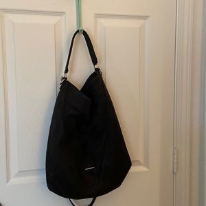 Black leather Rebecca Minkoff shoulder bag